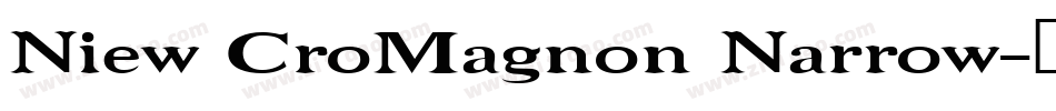 Niew CroMagnon Narrow字体转换